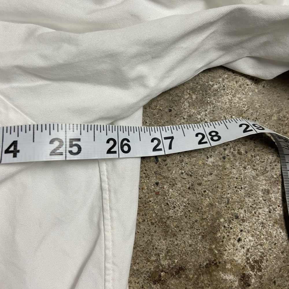 Vintage 90s Brooks Brothers Dress Shirt Size 17-35 White Long Sleeve Original - Picture 5 of 6